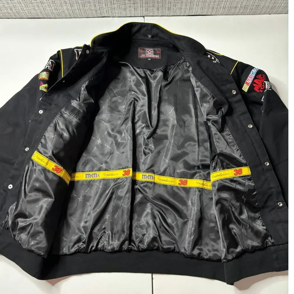 NWT M&M NASCAR jacket- Y2K brand new -2XL